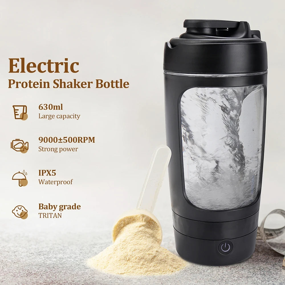 Electric Protein Shaker Bottle